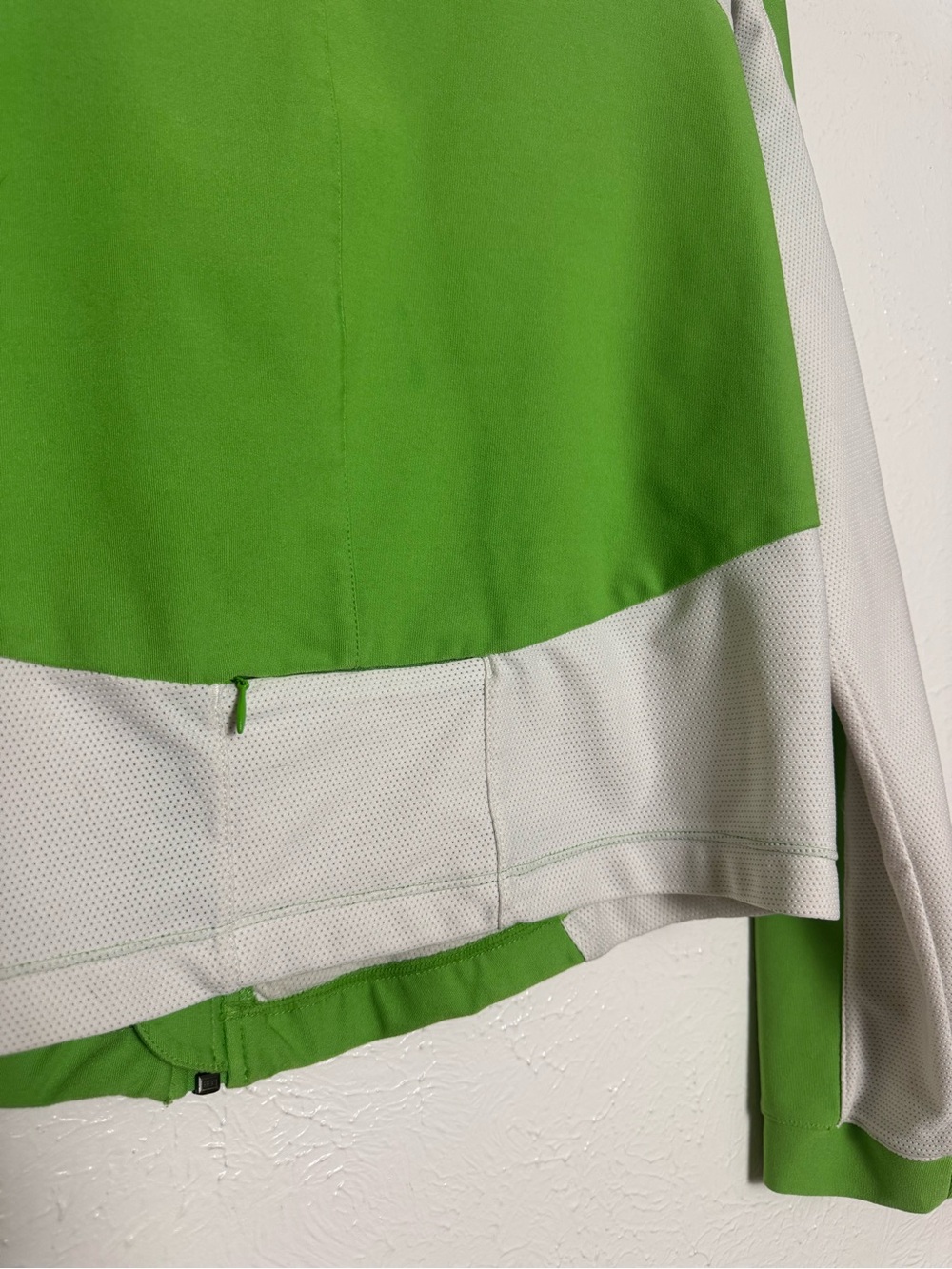 NIKE Bright Green & White Running Jacket - Picture 6 of 9